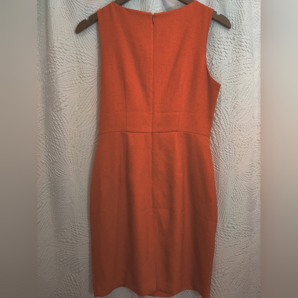 The Limited A Line Orange Dress Size 6 - Picture 2 of 8